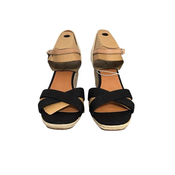 NIB! Lucky Brand Maeylee Espadrille Wedge Strappy Sandals - Size 10 - Picture 4 of 10